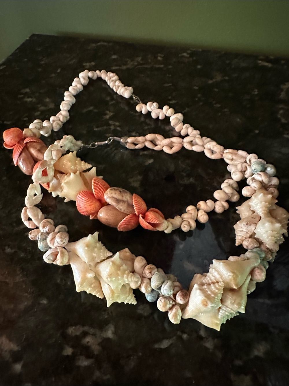 Ocean Washed Shell Necklace - Picture 9 of 13